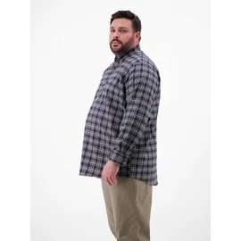 Lerros Langarmhemd »LERROS Kariertes Flanellhemd in Übergrössen