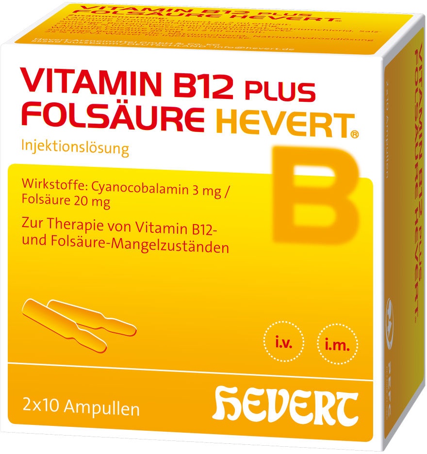 Preisvergleich Produktbild VITAMIN B12 PLUS FOLSÄURE HEVERT