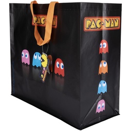 Konix Pac-Man Shopping Bag BLACK Schwarz.