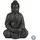 Relaxdays Buddha Figur 70 cm, anthrazit