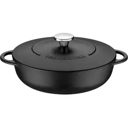 Tramontina TRENTO Schmortopf aus Gusseisen, antihaftbeschichtet, Ø 28 cm - 4,1 L