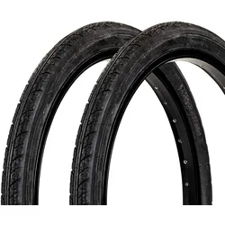 Meghna Fahrradreifen City Trekking Tour 2 Reifen 20 x 1,75" schwarz