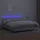 vidaXL Boxspringbett mit Matratze & LED Weiß 180x200 cm Kunstleder
