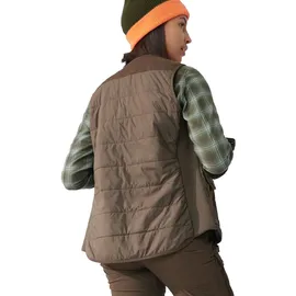 Fjällräven Damen Forest Wool Padded Weste, Dark Olive, M
