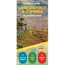 Lonely Planet Lake District & Cumbria Planning Map