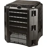 Prosperplast Compogreen 320 Liter, robust, wetterfest, schwarz, 70x70x80cm
