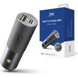 3M KFZ-Ladegerät 100W USB-C USB-A Schwarz