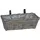 vidaXL Hängender Blumentopf Korb 48 x 22 x 15 cm Grau