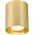 QAZQA Tubo 2-flg. rund gold Aluminium