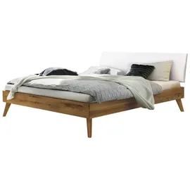 Hasena Massivholzbett Pesaro 180 x 200 cm Holz Braun Wildeiche