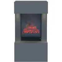 Elektrokamin - grau - 2 Heizstufen