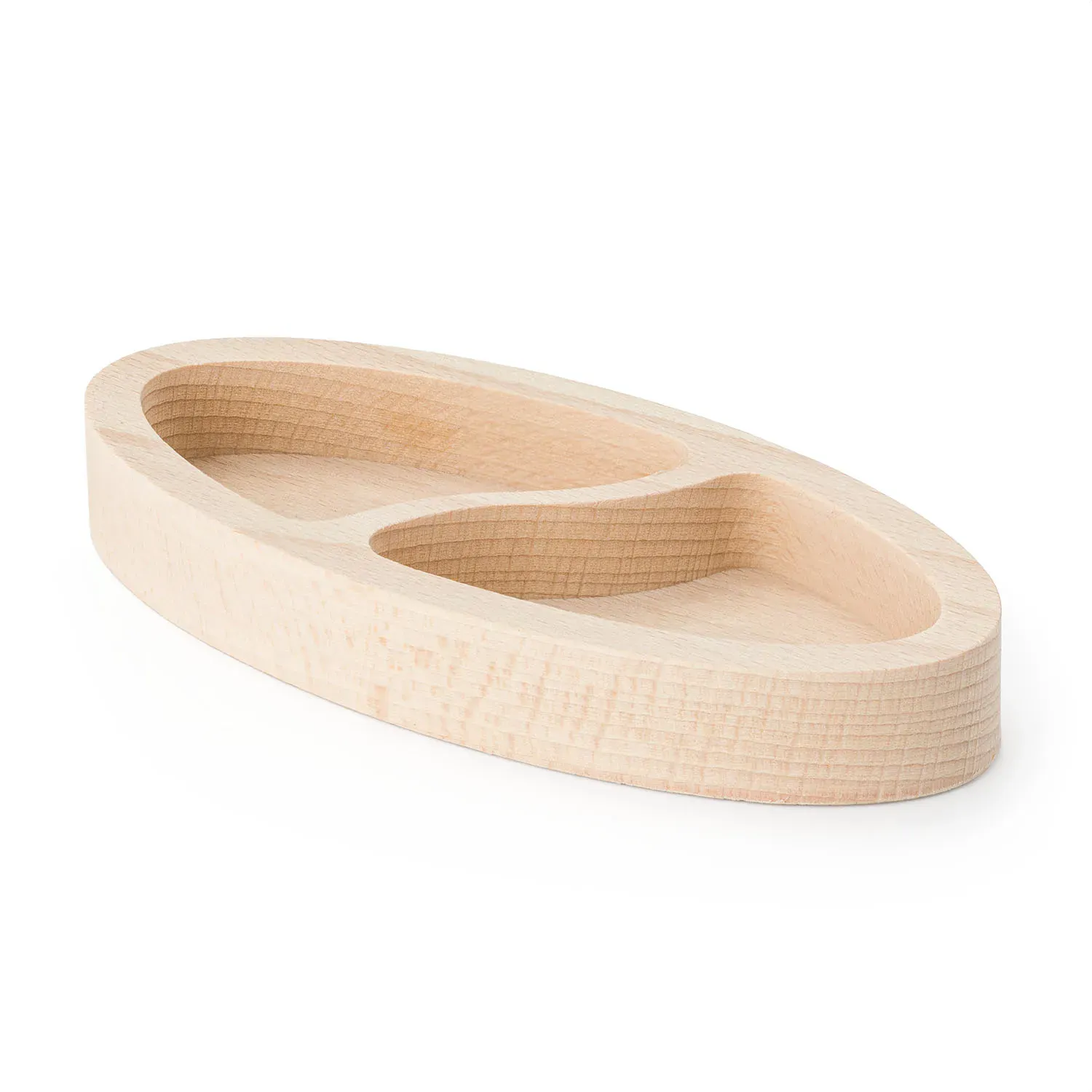 Metrie | Elora-4115 Ovale Holzschale | 15×7 cm