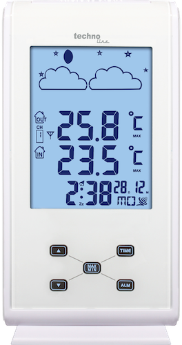 WS 9260 - Moderne Wetterstation mit Touchsensoren