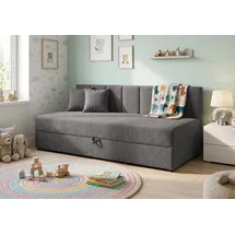 s-style möbel Lenny Tagesbett 90 x 200 cm grau