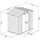jungelmar Gartenhaus Satteldach 1 x 1,94 m Anthrazit