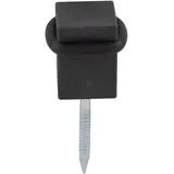 halcö Bodentürpuffer Schwarz 25 x 25 mm