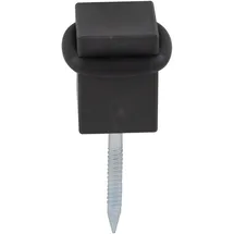halcö Bodentürpuffer Schwarz 25 x 25 mm