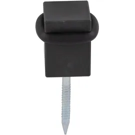 halcö Bodentürpuffer Schwarz 25 x 25 mm