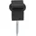 halcö Bodentürpuffer Schwarz 25 x 25 mm