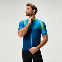 Endura Herren Bitmap Block FS260 Trikot (Größe S, blau)