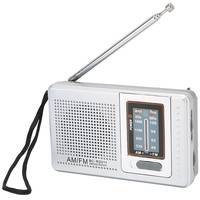 VBESTLIFE AM-FM-Radio, Tragbares Taschenradio mit Integriertem Lautsprecher, Tragbares FM-Taschenradio, Musik-Player, für Outdoor-Reisen und Notfälle Im Freien