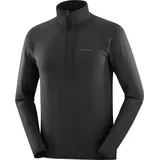 Salomon Herren Essential Lightwarm HZ Pullover (Größe L, schwarz)