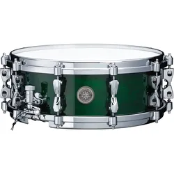 Tama PFM145-EFM - Starphonic 14x5" Snare Drum Emerald Figured Maple - Snare Drum