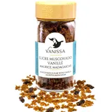 Vanissa Brauner Muscovado-Zucker mit Vanille Rohrzucker & Vanille 80 Gramm