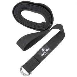 Matchu Sports Yogagurt Schwarz 3m x 3,5cm