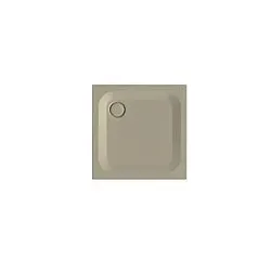 Bette BetteUltra Duschwanne 5830-415PLUS 80x80x2,5cm, Glasur, cashmere