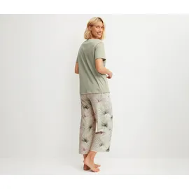 CALIDA Leaf Dreams Pyjama Grün S