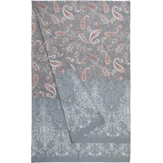 Bassetti MONNALISA Foulard aus 100% Baumwolle in der Farbe Grau G1, Maße: 270x270 cm - 9333367