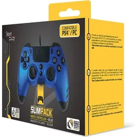 LEXIP Slim Pack Wired Controller Blau für PC / PS4