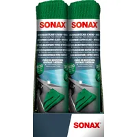 Sonax Scheibe + Innen Mikrofasertücher 40 °C waschbar, 2 St.
