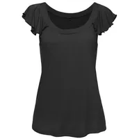 VIVANCE Rundhalsshirt Damen schwarz Gr.40/42