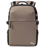 Hedgren Commute Rail 3 Compartment Backpack 15,6'' RFID With Rain Cover Vintage Beige Eco