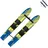Vevor Wasserski 116,8 cm (Ausbildungsmodell) mit verstellbaren X-7-Bindungen, Doppelgriffseil und abnehmbarer Stabilisierungsstange, Wasserski-Kombination für Jugendliche bis 136 kg