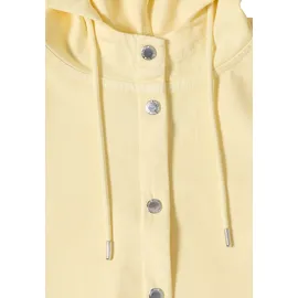 Cecil Kurzjacke CECIL, Damen, Gr. XXL (46), gelb (light buttermilk gelb), Web, 98% Baumwolle, 2% Elasthan, unifarben, comfort fit normal, ohne Ausschnitt, Bündchen, Jacken Kurzjacke, im Denim-Style