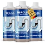 ABACUS Abflussreiniger, Rohrreiniger, Rohrfrei, Abflussfrei Rohrreiniger (Sicher für Rohre und Dichtungen, [- Wirkt sogar bei stehendem Wasser Löst hartnäckigste Verstopfungen)