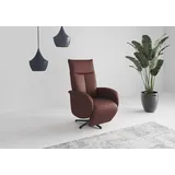 sit&more TV-Sessel Zora Kunstleder 75 x 112 x 82 cm rot mit Aufstehhilfe, 2 Motoren und Akku
