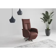 sit&more TV-Sessel Zora Kunstleder 75 x 112 x 82 cm rot mit Aufstehhilfe, 2 Motoren und Akku
