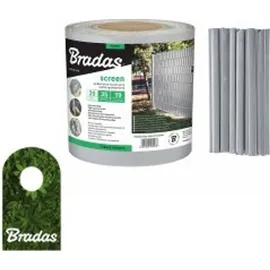 Bradas Zaunband 19cmx35m grau Zaun- Palisadenband Sichtschutz Lärmschutz BRADAS TOB4501935LGYL,