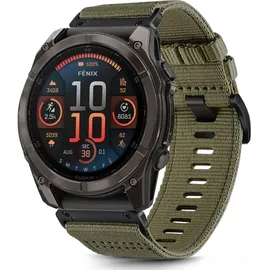 TECH-PROTECT Nylonband Garmin Fenix ​​​​5X / 5X PLUS 6X Pro 7X 8 51 mm) – grün
