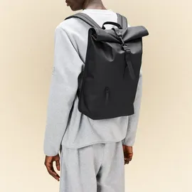 Rains Rucksack Rolltop Black
