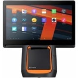 Sunmi T2s EN (15in, 4GB+64GB, WIFI, EU Adapter), Barcode-Scanner, Orange, Schwarz