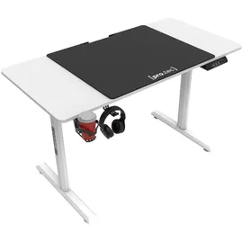 [pro.tec]® Höhenverstellbarer Tisch Pomona elektrisch 110x60cm Weiß