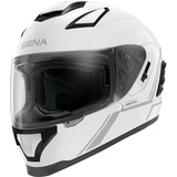 Sena Stryker Integralhelm mit Kommunikationssystem - Weiß XL)
