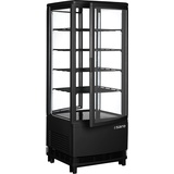 Saro Kühlvitrine mit Doppeltür SC 100 DT schwarz