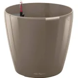 LECHUZA Classico 70 Ø 70 x 64,5 cm Taupe Hochglanz