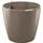 LECHUZA Classico 70 Ø 70 x 64,5 cm Taupe Hochglanz